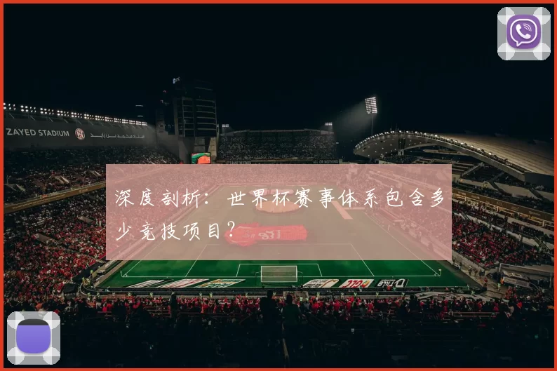 深度剖析:世界杯赛事体系包含多少竞技项目?